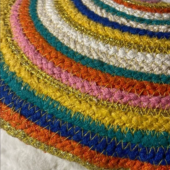 American Eagle- half moon Colorful Rainbow Shoulder Bag - Picture 2 of 9